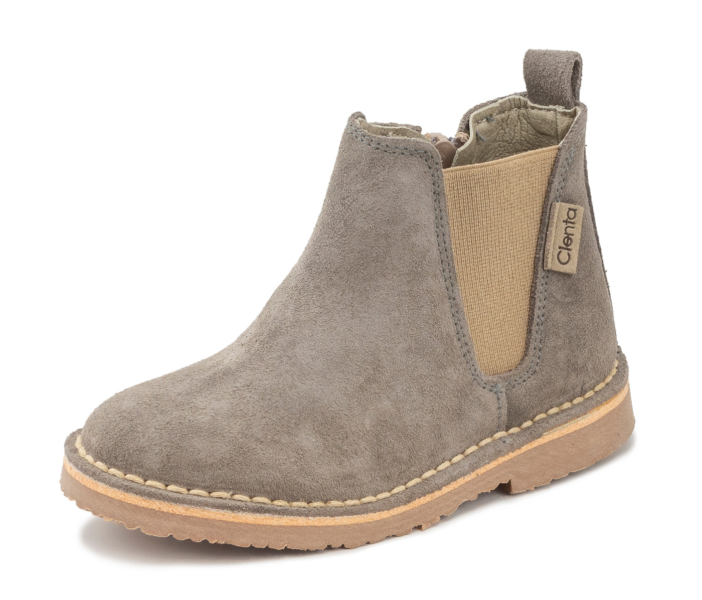 Cienta 1052065.23 Grey Suede Zipper Boot