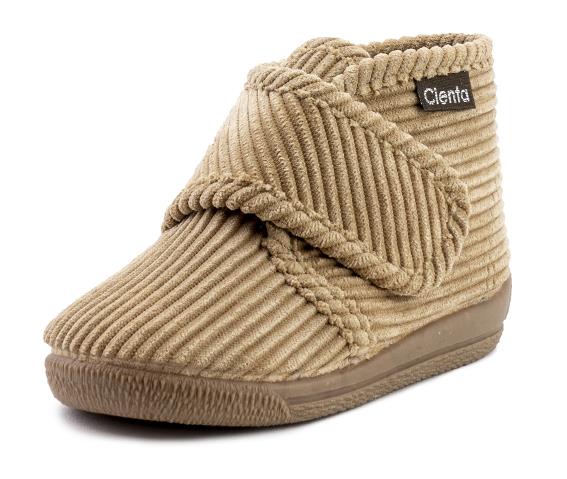 Cienta 133049.21 Beige Corduroy Slipper