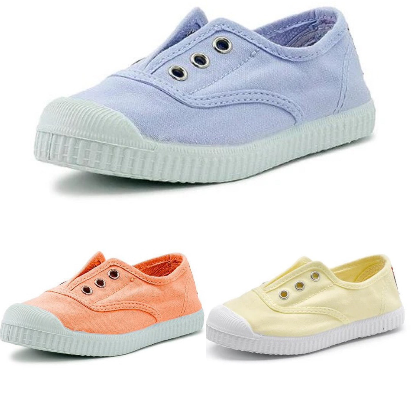 Mix and Match Pairs SUPER DEAL: 3 pairs of Slip Ons VARIOUS SIZES (21-34) AVAILABLE!