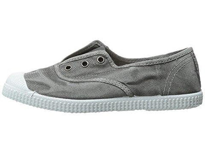 Cienta 70777.23 Washed Grey Canvas Laceless Sneaker
